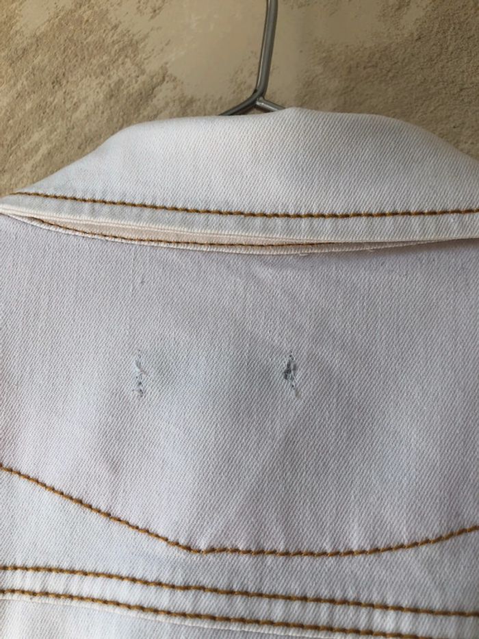 Veste en jean blanc Tex 42 - photo numéro 7