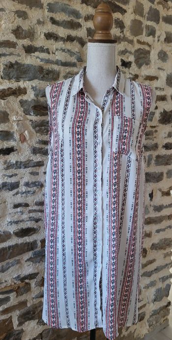 Robe chemise sans manches Miss Liberté Taille 44