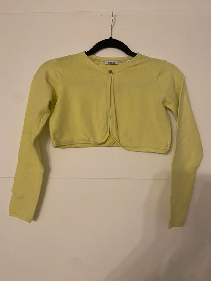Veste courte jaune