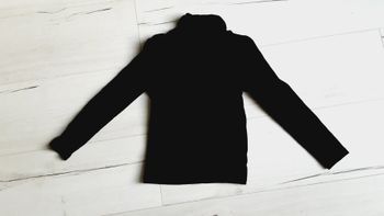 Vêtement garçon tee-shirt manches longues sous-pull noir Kiabi  6 ans Neuf