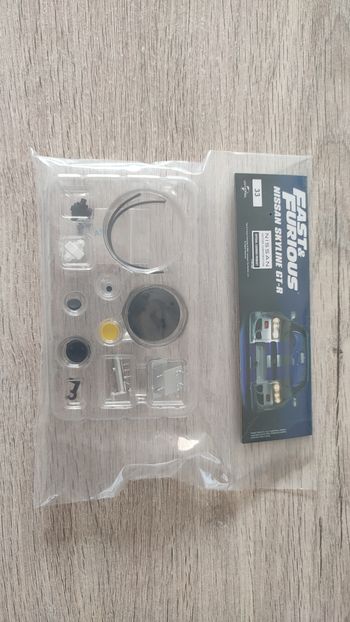 Lot pièces du fascicule numéro 33 n°33 pièce détachée Nissan Skyline GT-R R34 Fast & Furious de Bria