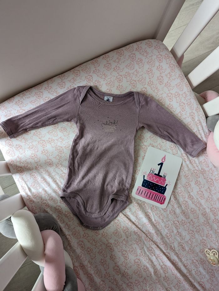 Lot body petit bateau taille 12 mois - photo numéro 7