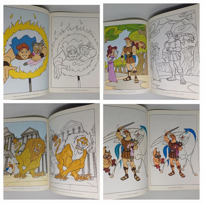 Lot Fan Disney Hercules livre coloriage jeu action PC Peinture activité cartes - photo numéro 19