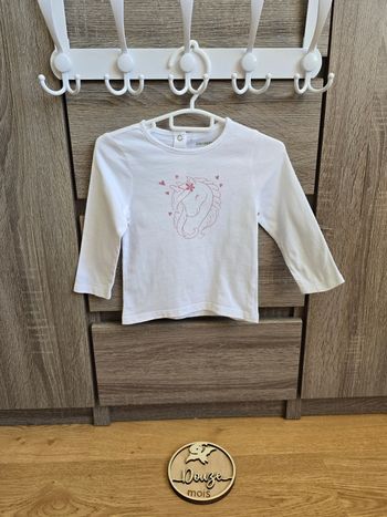 Vêtement Bébé Fille - Pull/T-shirt manches longues - Orchestra - 12 mois 74 cm