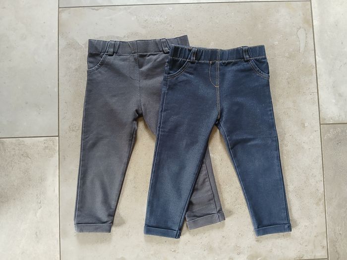 Lot de 2 jeggins 24 mois - photo numéro 1