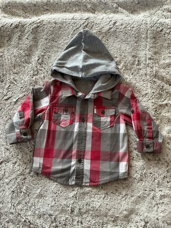 Chemise à capuche 12 mois Kitchoun