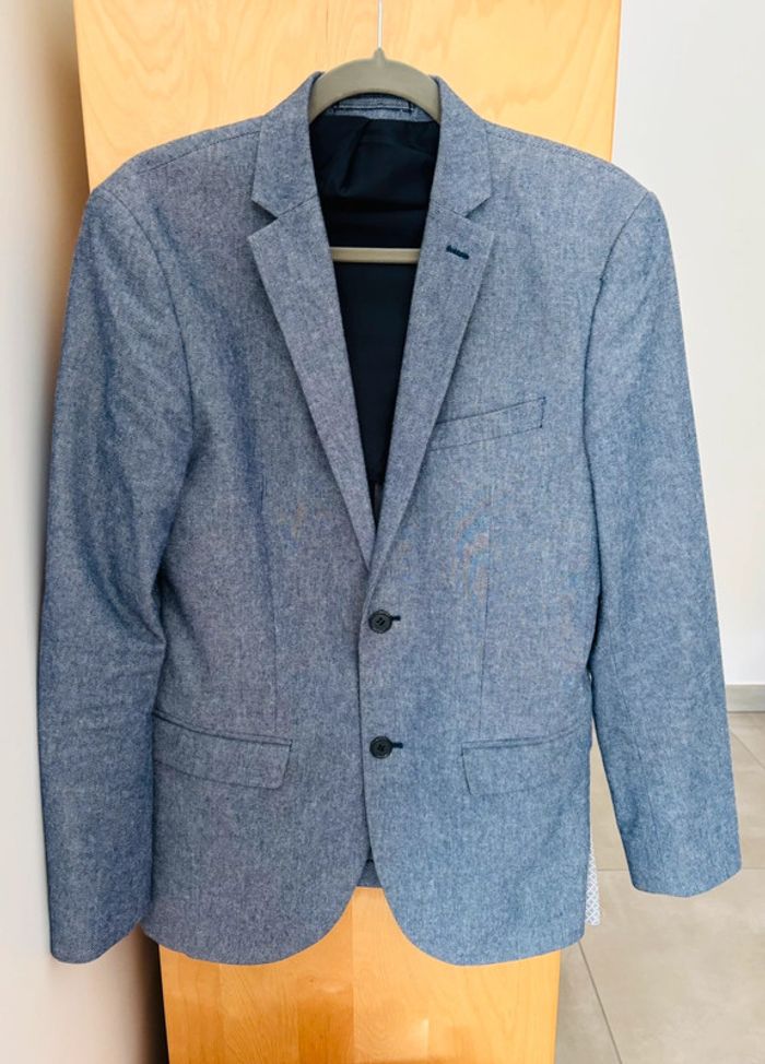 Magnifique veste habillée blazer homme H&M bleue