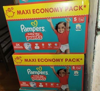Couches pampers baby-dry pants T5