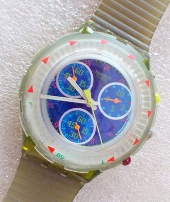 Montre SWATCH Vintage Aqua Chrono "Sun Garden" 