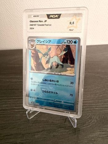 Givrali Reverse Pokéball PCA 9.5 (Glaceon) – Terastal Festival Pokémon