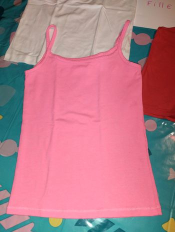 Lot de 3 débardeurs 5 ans fille