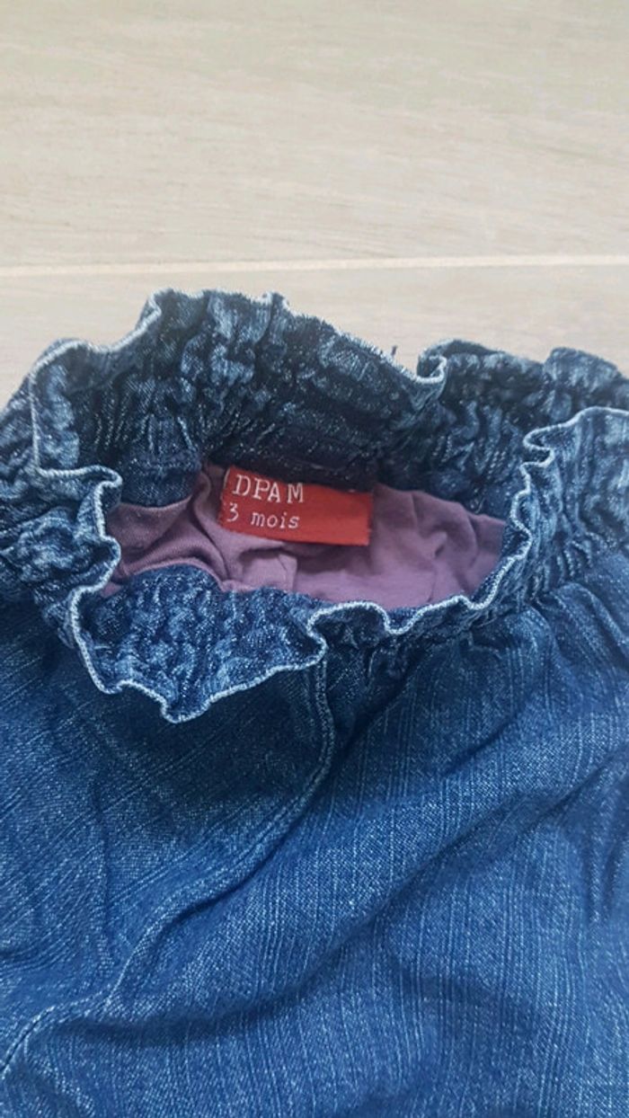 Pantalon en jean DPAM 3 mois - photo numéro 4