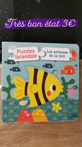 Puzzles farandole les animaux de la mer