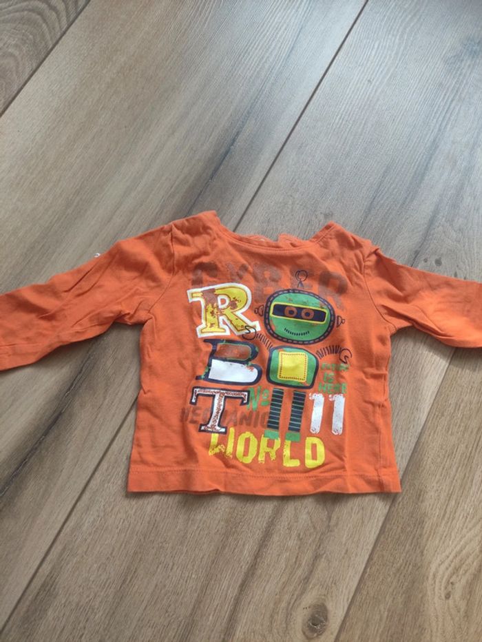 Tee shirt manches longues 3 mois garçon