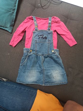 Ensemble jupe t-shirt manche longue