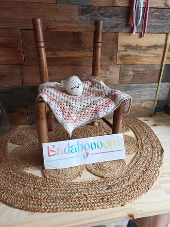 Doudou crochet fait main tbe