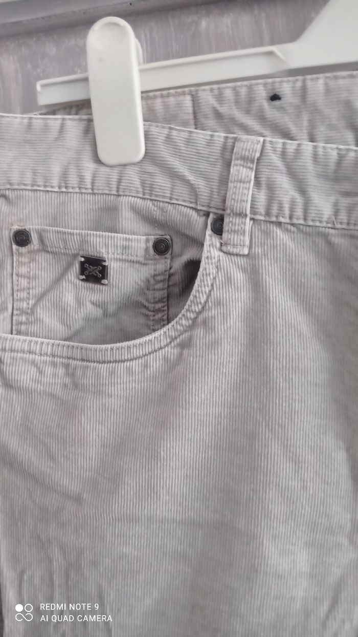 Pantalon en velours beige Jules taille W31 soit 40 France neuf - photo numéro 4