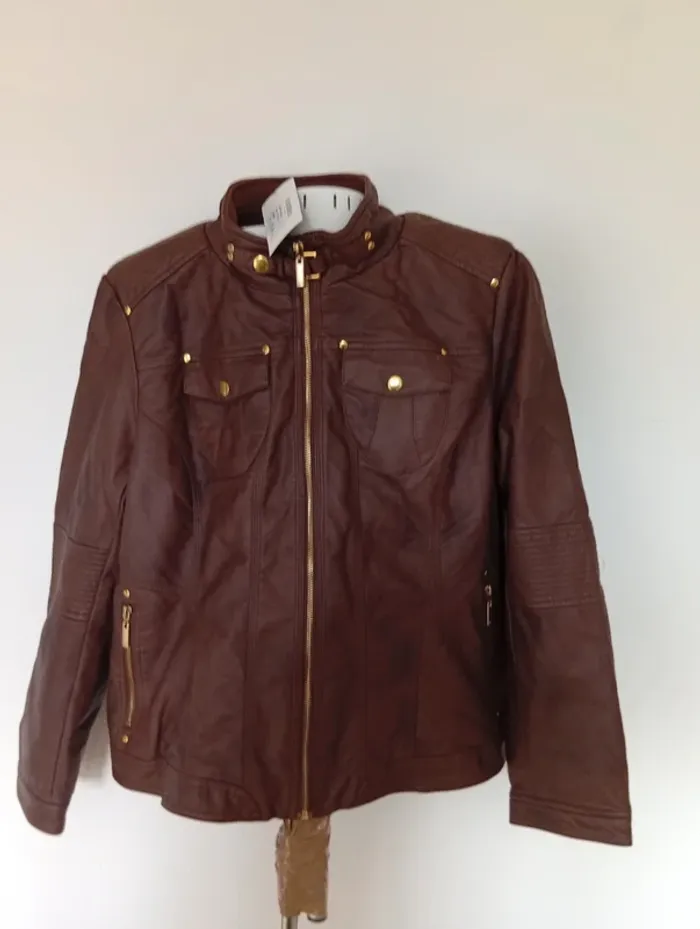 Veste cuir Dandara xl marron