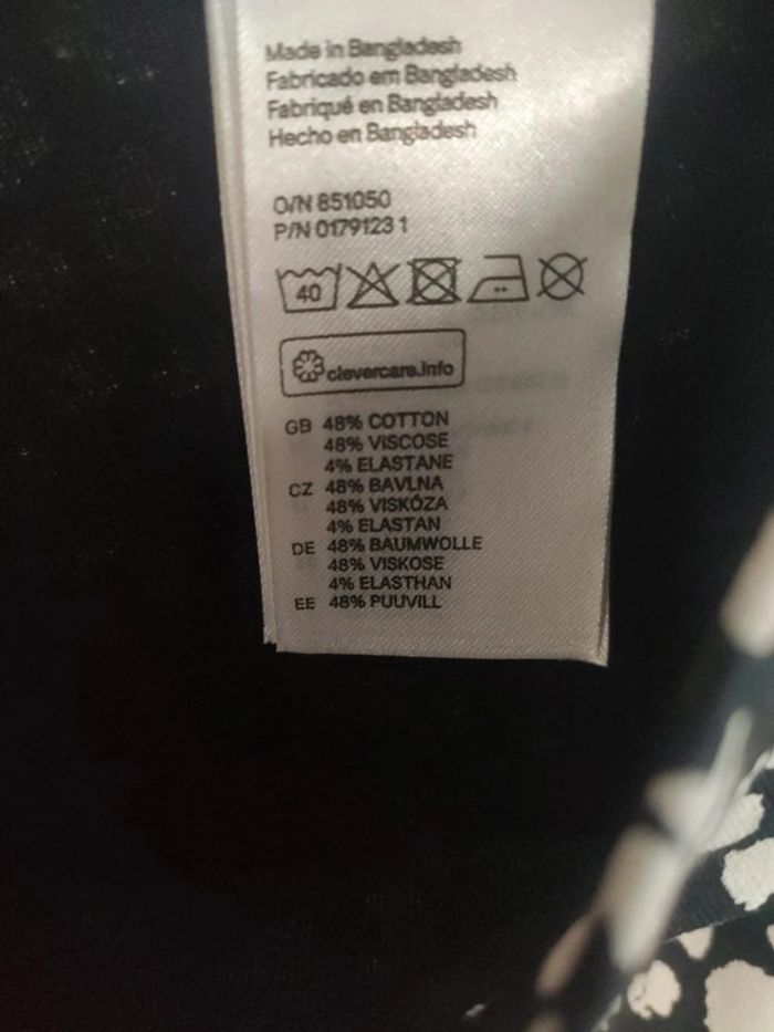 H&M legging noir blanc M - photo numéro 4
