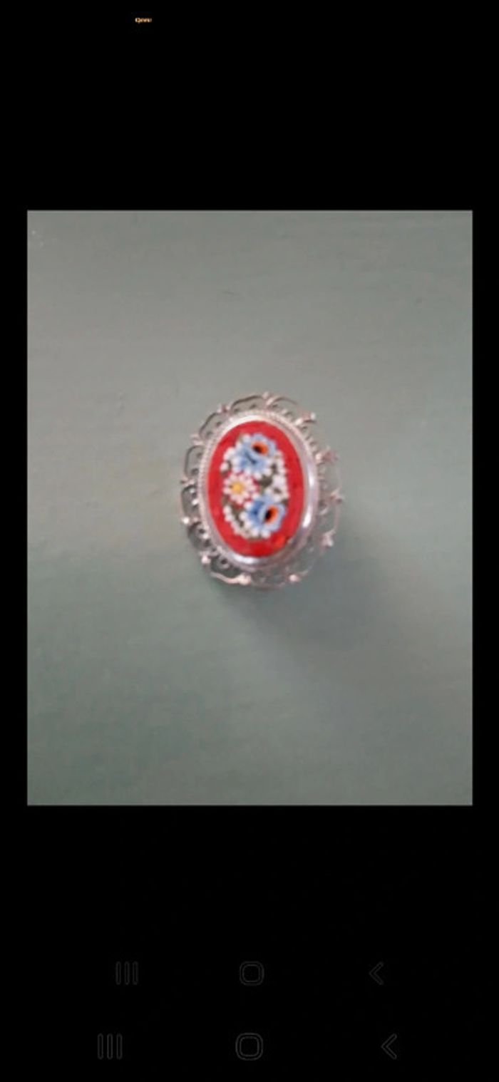 Broche vintage fantaisie