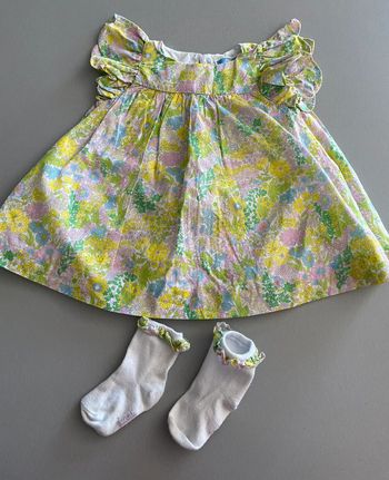 Robe en liberty jacadi 6m