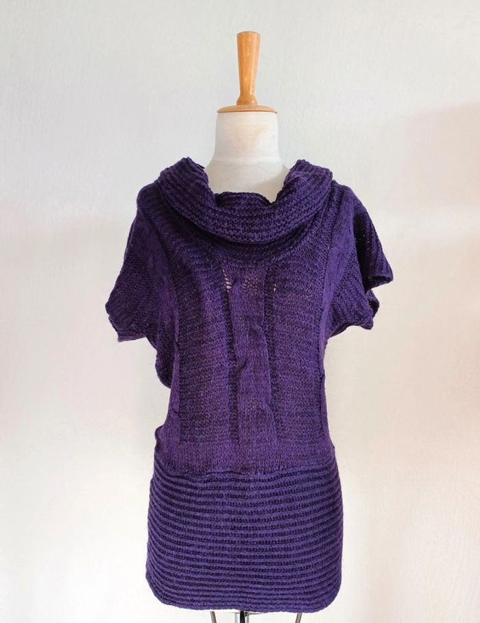 Pull long tricot taille unique