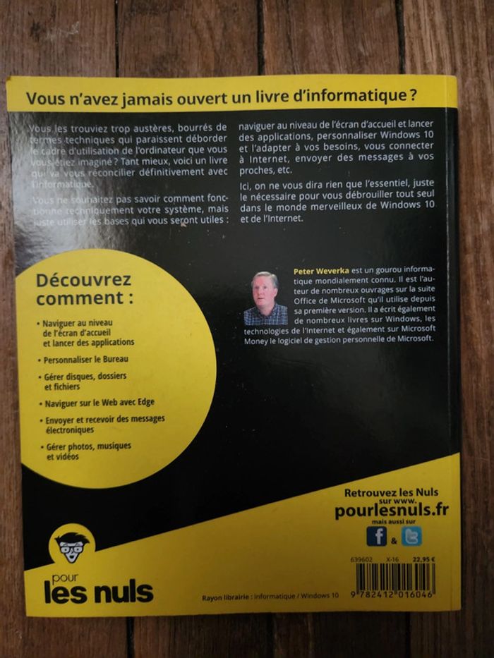 Livre Premiers pas avec Windows 10 pour les nuls - photo numéro 2