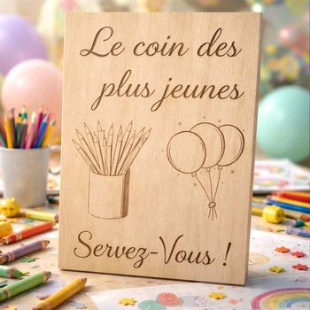 Pancarte coin des jeunes