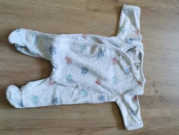 Pyjama velours naissance
