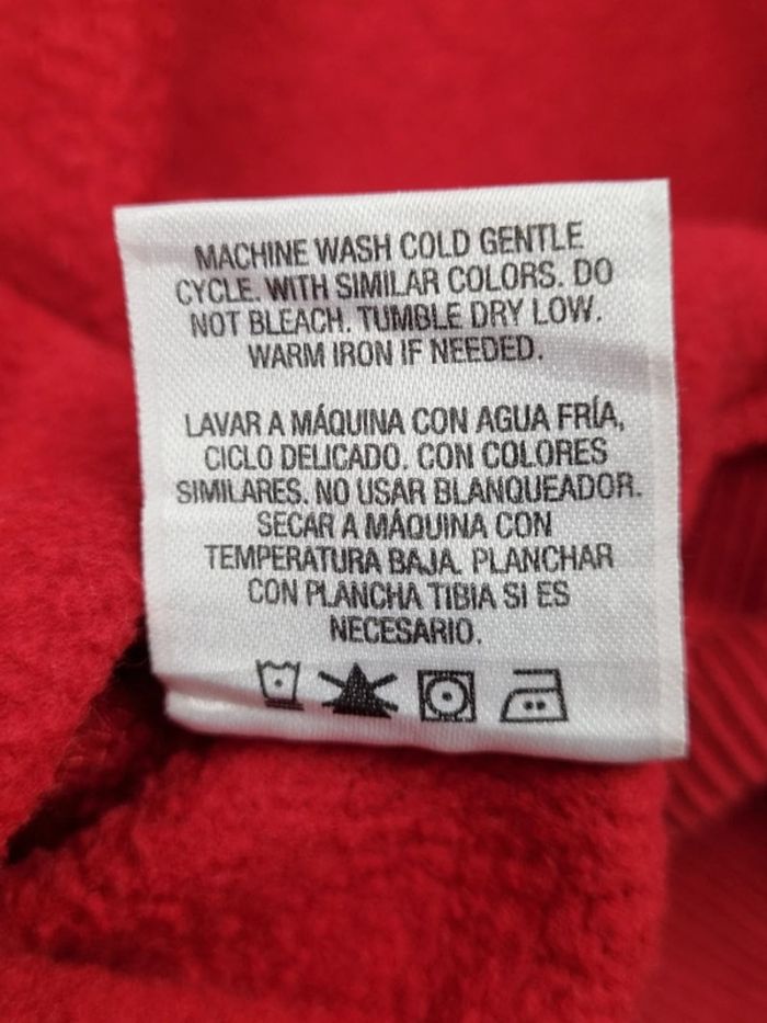 Pull à capuche Everlast rouge – Taille XXL Homme (mesures en photos) - photo numéro 7
