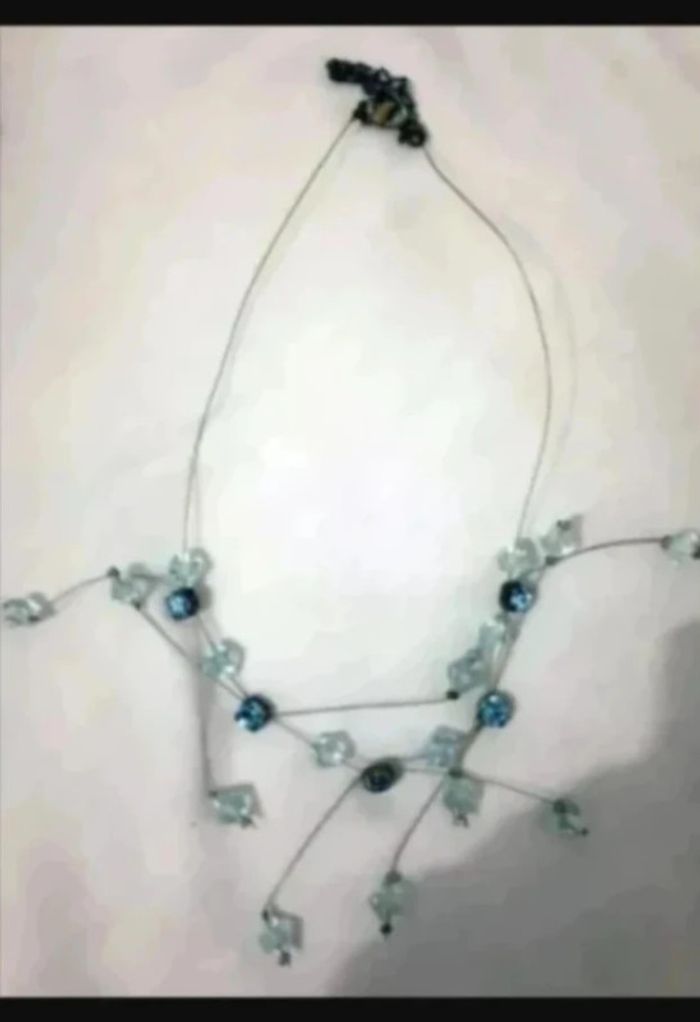 collier swarovski bleu turquoise