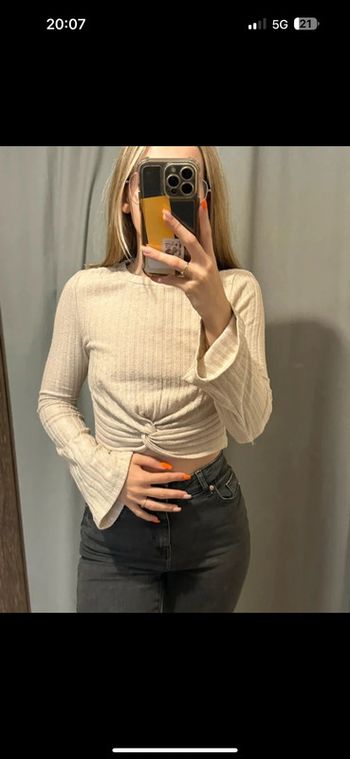 Haut shein crème S