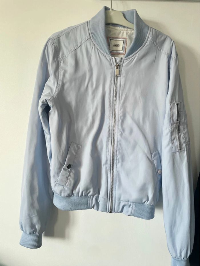 Veste bleu clair