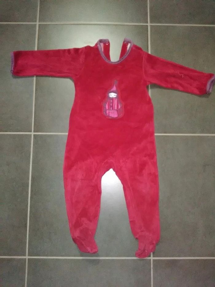 Pyjama velours bonhomme de neige 23mois