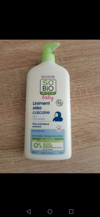 Liniment oleo calcaire so bio Étic bio Léa nature