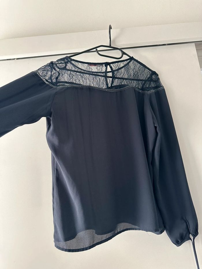 Haut fluide bleu - photo numéro 5