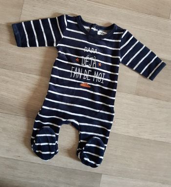 Pyjama bébé 1 mois