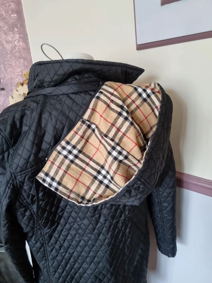 Manteau matelassé noir L - photo numéro 7