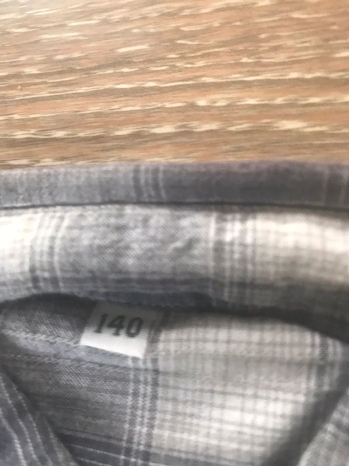 Chemise manches longues à carreaux - photo numéro 2