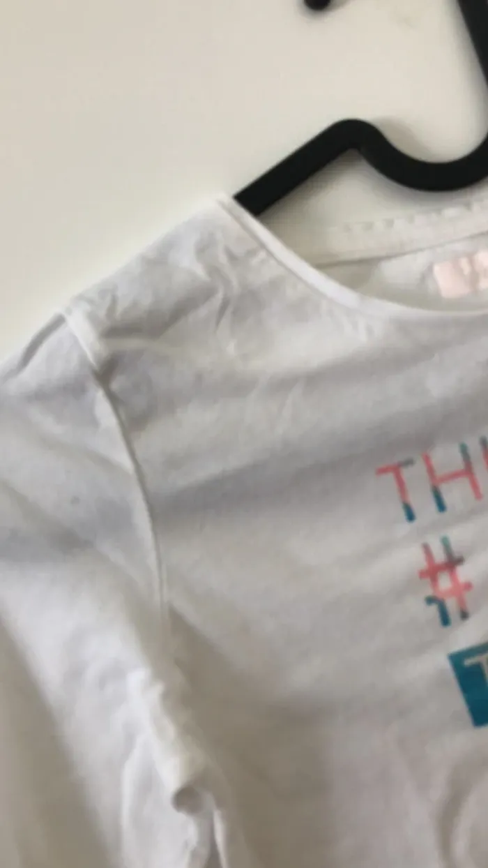 Tee shirt à manche longue blanc - photo numéro 2