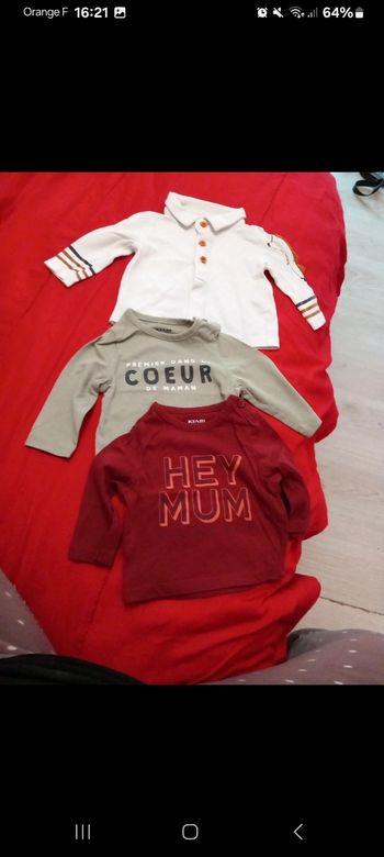 Lot vêtements taille 1 mois 