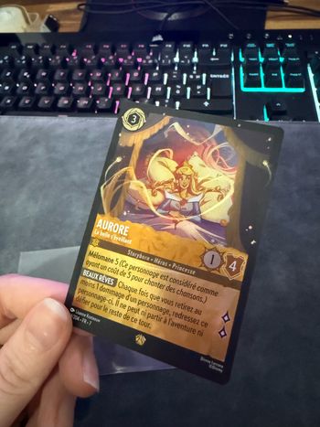 Carte lorcana aurore FOIL