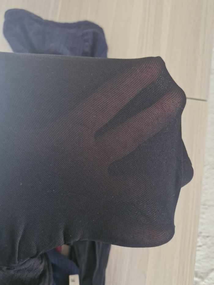 Lot 2 collants bordeaux et noir - photo numéro 3