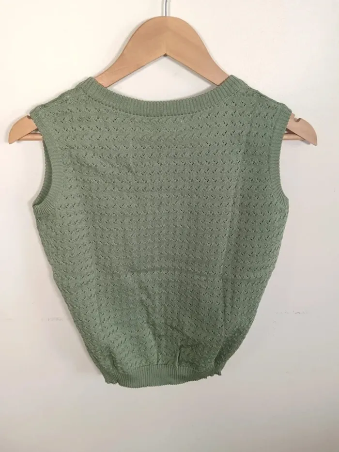 C27 blouse vert Vitos T2 - photo numéro 2