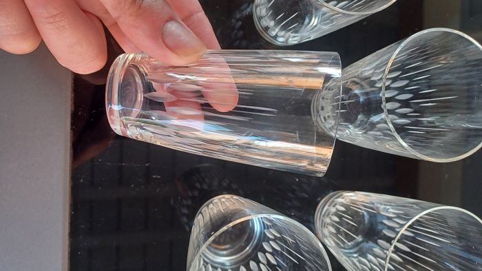 Lot de 5 verres en verre très bon état - photo numéro 2
