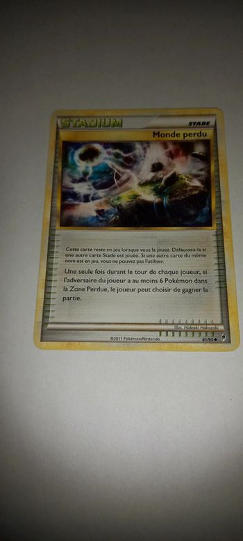 Carte pokémon stadium monde perdu