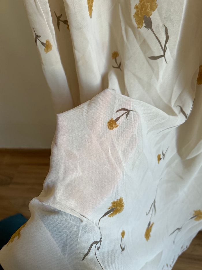 Robe longue beige à motifs Col V Boutique Indépendante Taille Unique - photo numéro 7