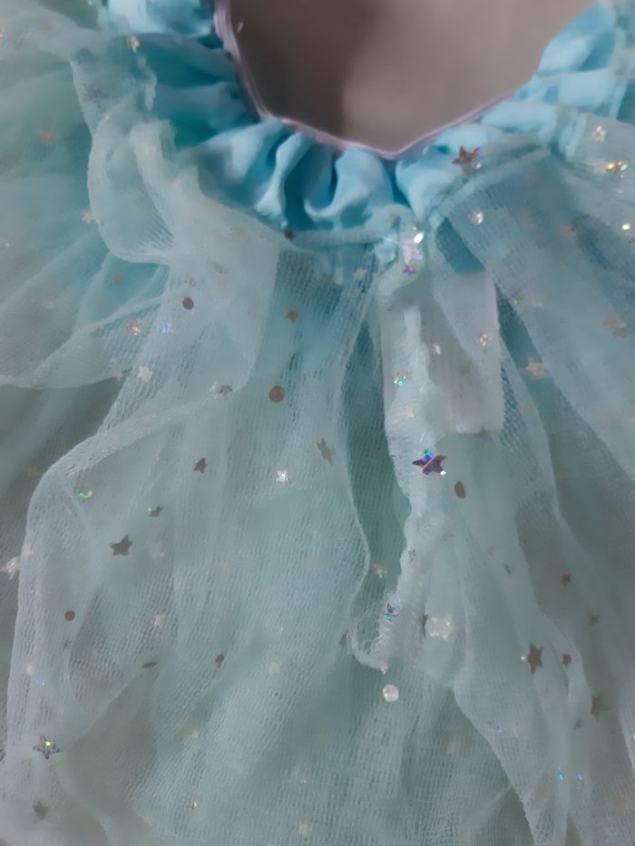 jupe de déguisement - tutu bleu étoiles - 3 ans - photo numéro 7