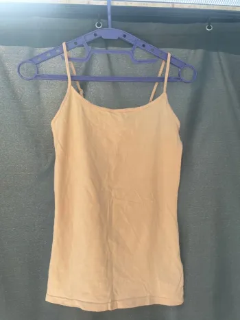 Débardeur beige/orangé