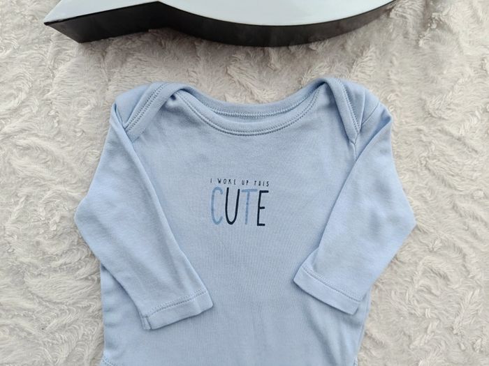 Body manches longues Garçon 3 mois cute Primark 100% coton - photo numéro 3